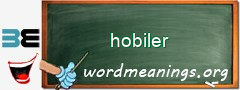 WordMeaning blackboard for hobiler